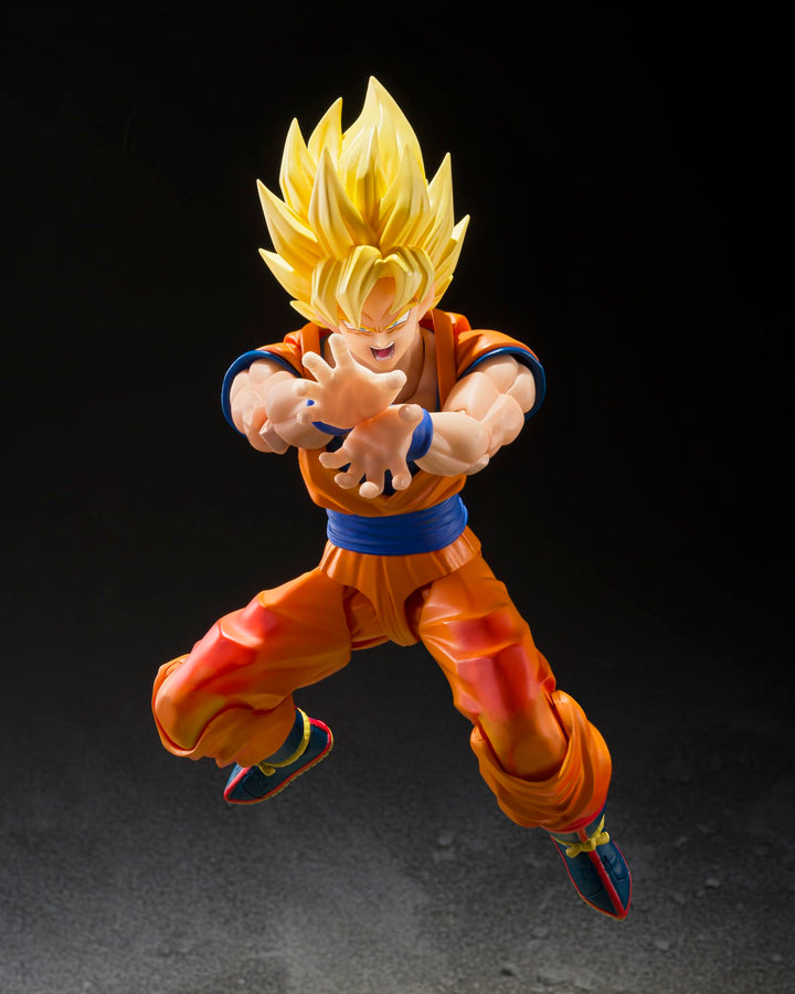 TAMASHII NATIONS - Dragon Ball Z - Super Saiyan Son Goku (The Games Begin) S.H.Figuarts Action Figure