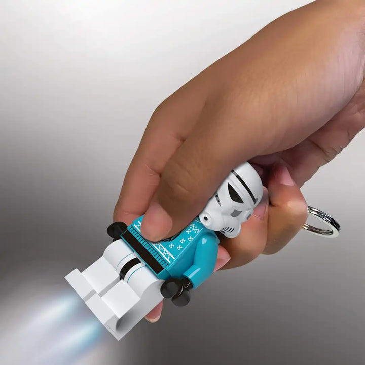 LEGO Minifigures Keychain Light Star Wars Stormtrooper Holiday Ugly Sweater