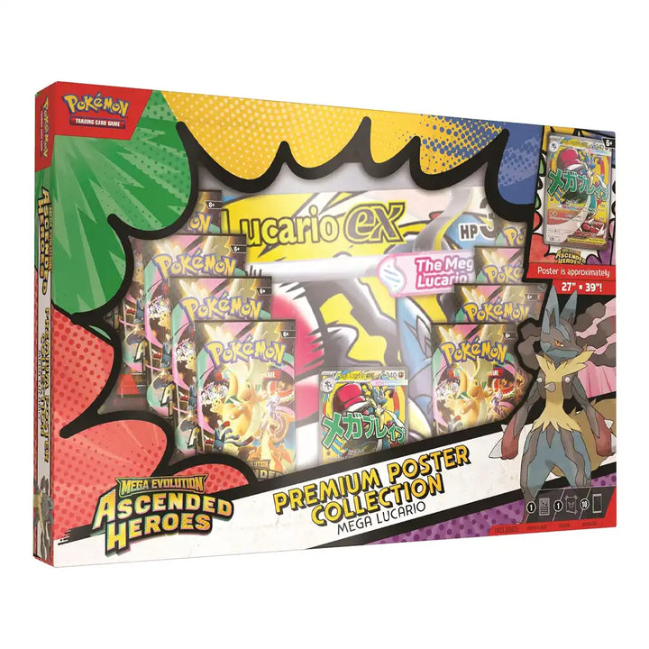 Pokémon TCG: Mega Evolution—Ascended Heroes Premium Poster Collection