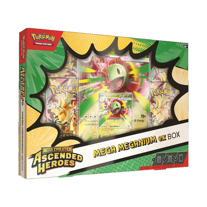Pokémon TCG: Mega Evolution—Ascended Heroes Mega Meganium/Emboar/Feraligatr ex Box