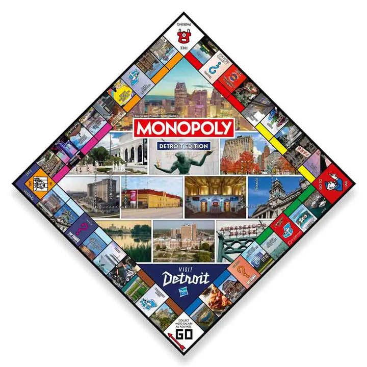 Hasbro Monopoly Detroit, MI Edition