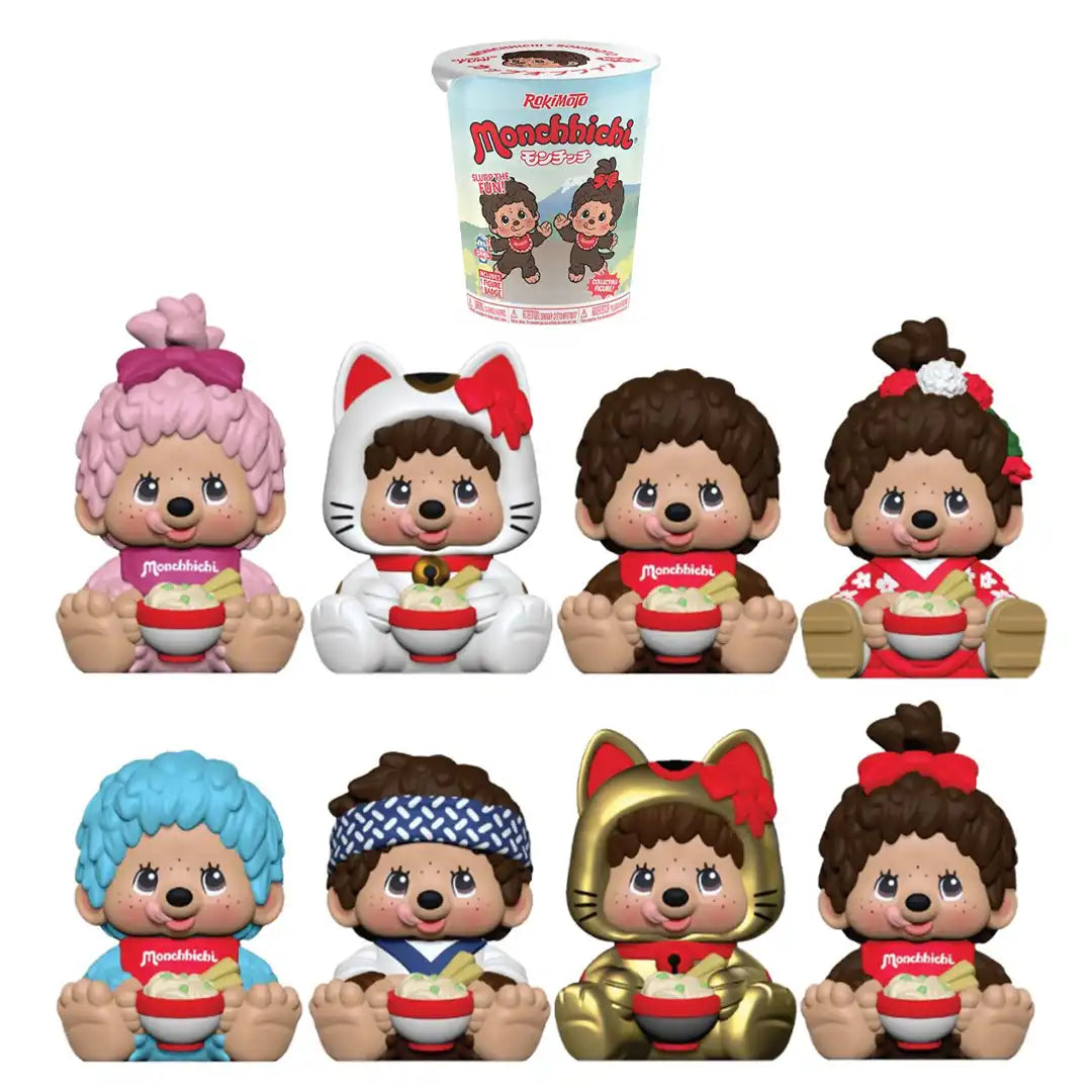 【monち】 Funmaker Rokimoto Monchhichi Ramen Cup Blind Box Figure – 707 Street