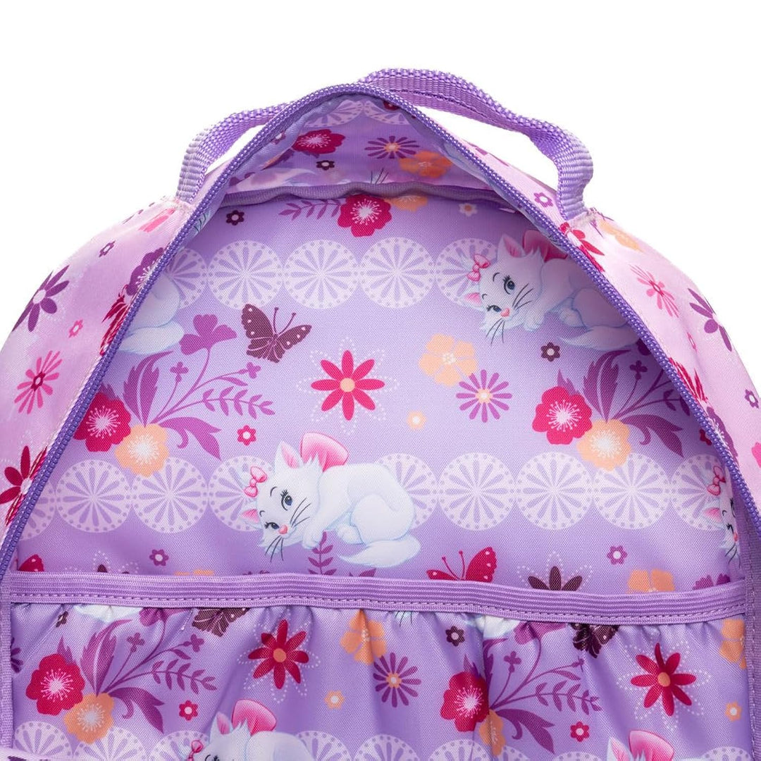 Wondapop Disney Aristocats Marie 15.5” Nylon Backpack, Pure Mischief, Kids School Bag with Laptop Sleeve &amp; Pockets