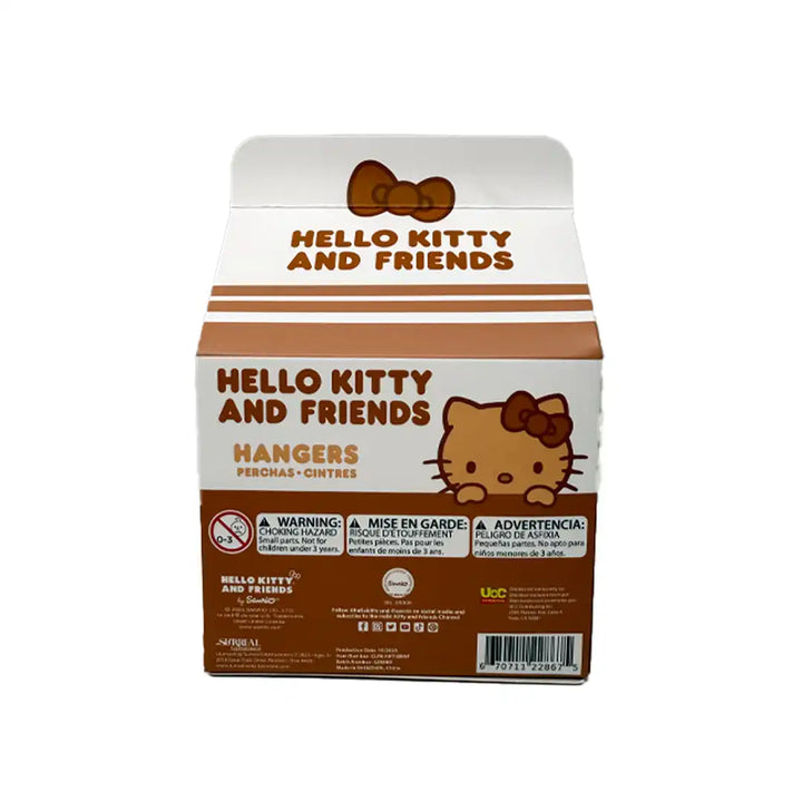 Hello Kitty Chocolate Milk Flocked Keychain Blind Box