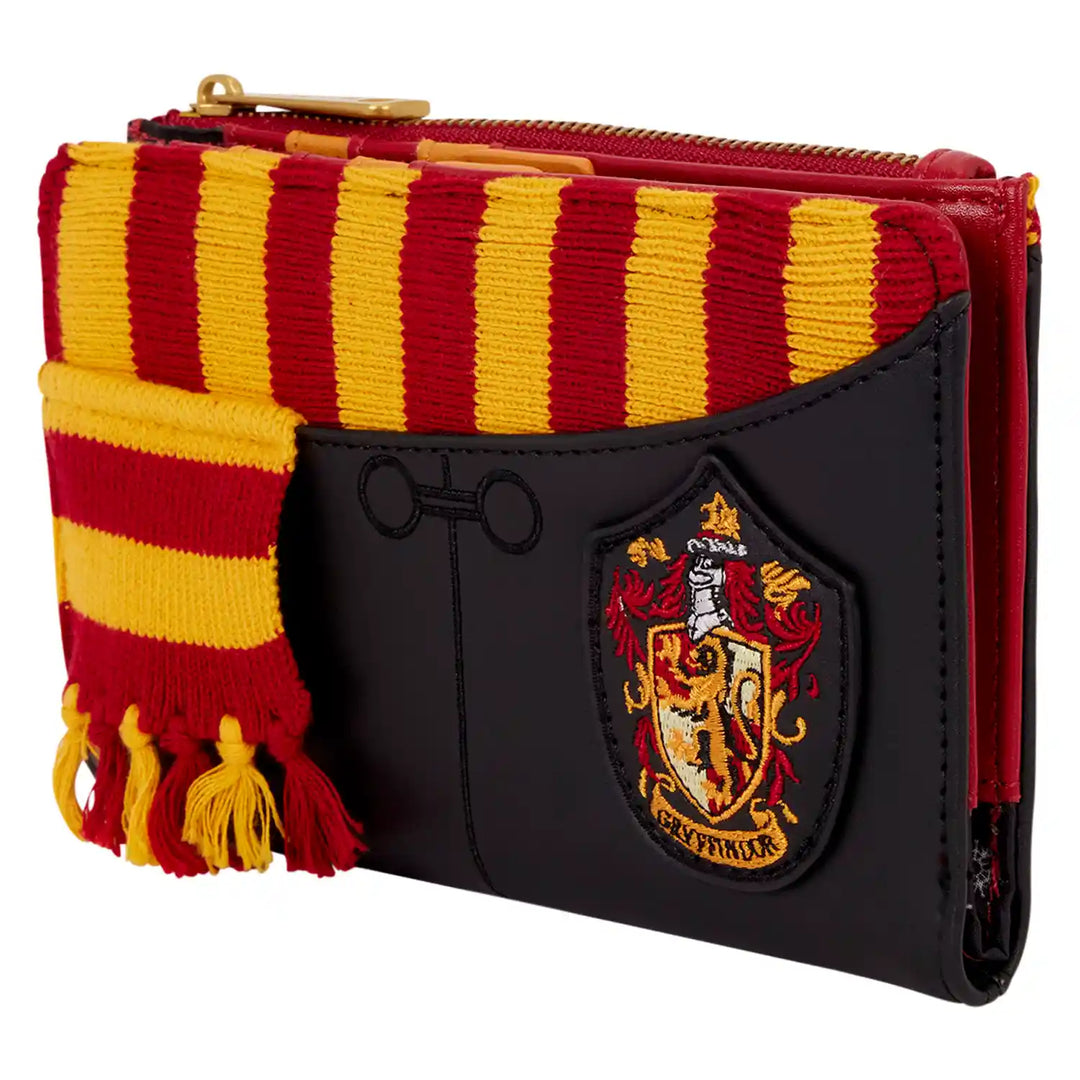 Loungefly WB Harry Potter Gryffindor Uniform Flap Wallet