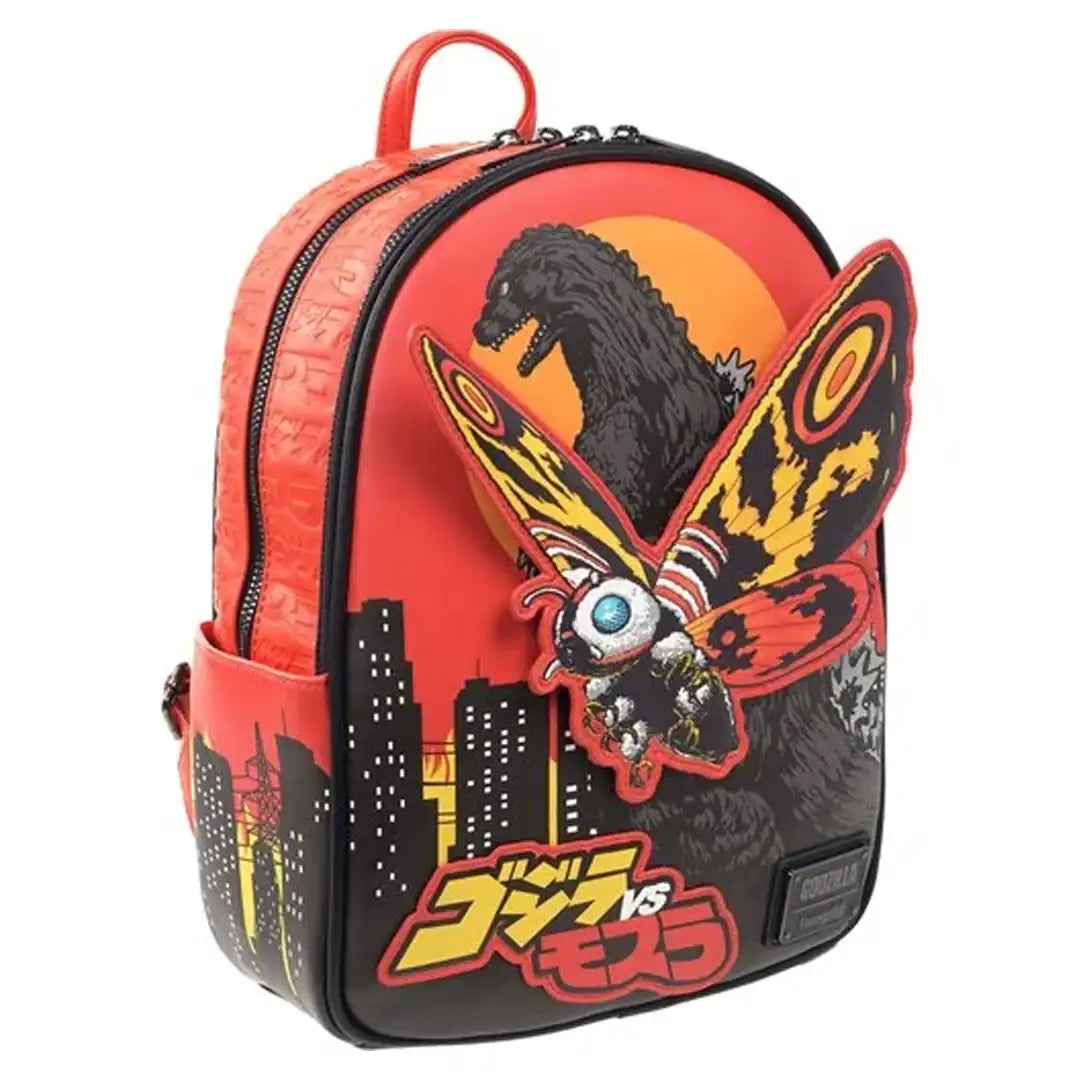Loungefly Godzilla vs. Mothra Midsize Backpack - Entertainment Earth EX