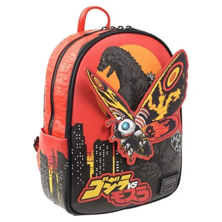 Loungefly Godzilla vs. Mothra Midsize Backpack - Entertainment Earth EX