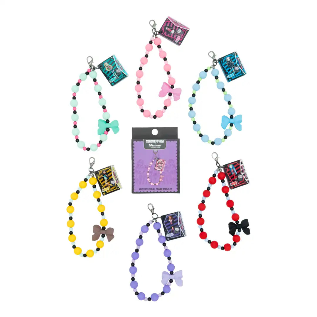 Whatever Makes You Happy Monster High Mystery Box Beaded Toy Box Phone Charms