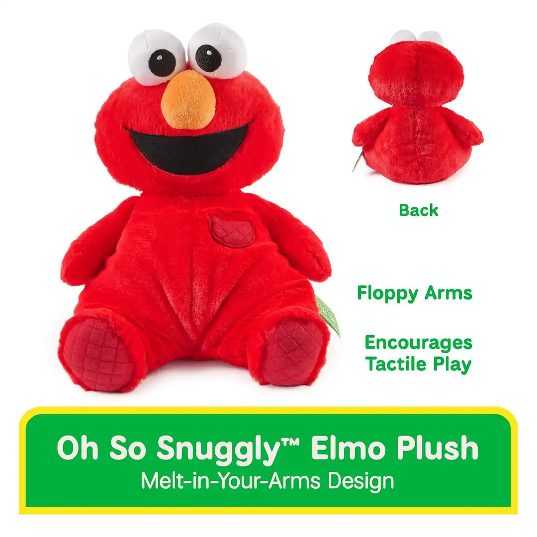 GUND Sesame Street Elmo Oh So Snuggly 12.5" Plush Toy