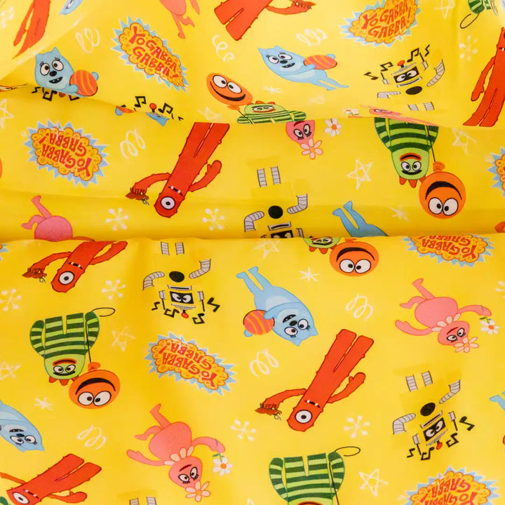 Whatever Makes You Happy Yo Gabba Gabba Lands Double Sided Puffy Tote Bag