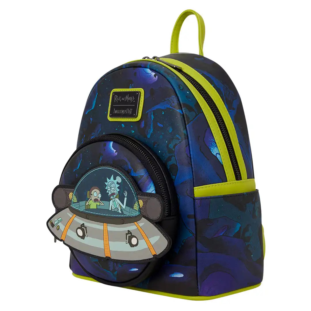 Loungefly Cartoon Network Rick and Morty Space Cruiser Mini Backpack