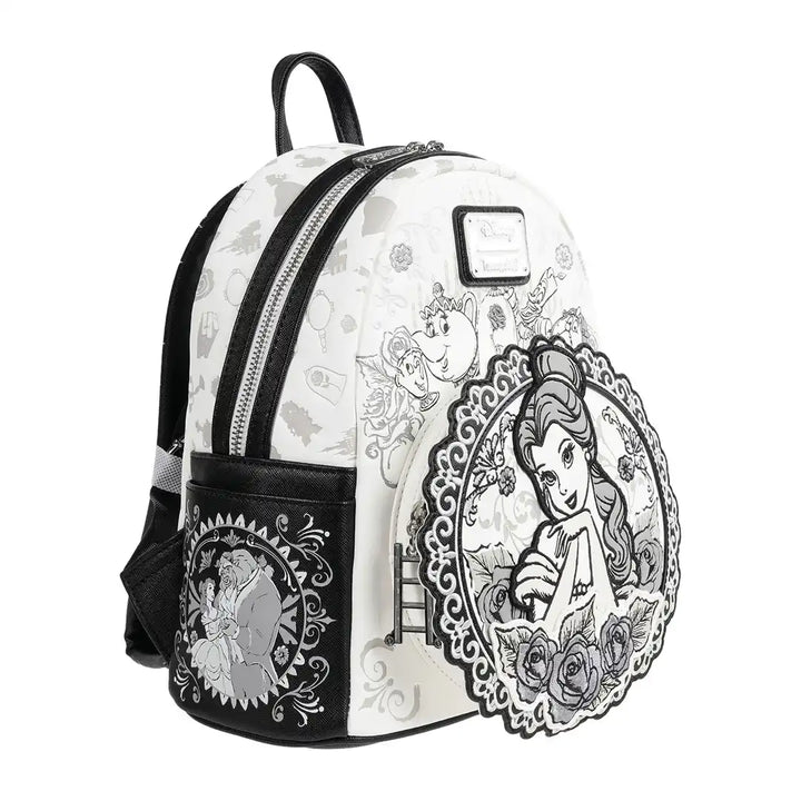 Loungefly Disney Beauty And The Beast Belle Sketch Mini Backpack - Entertainment Earth EX