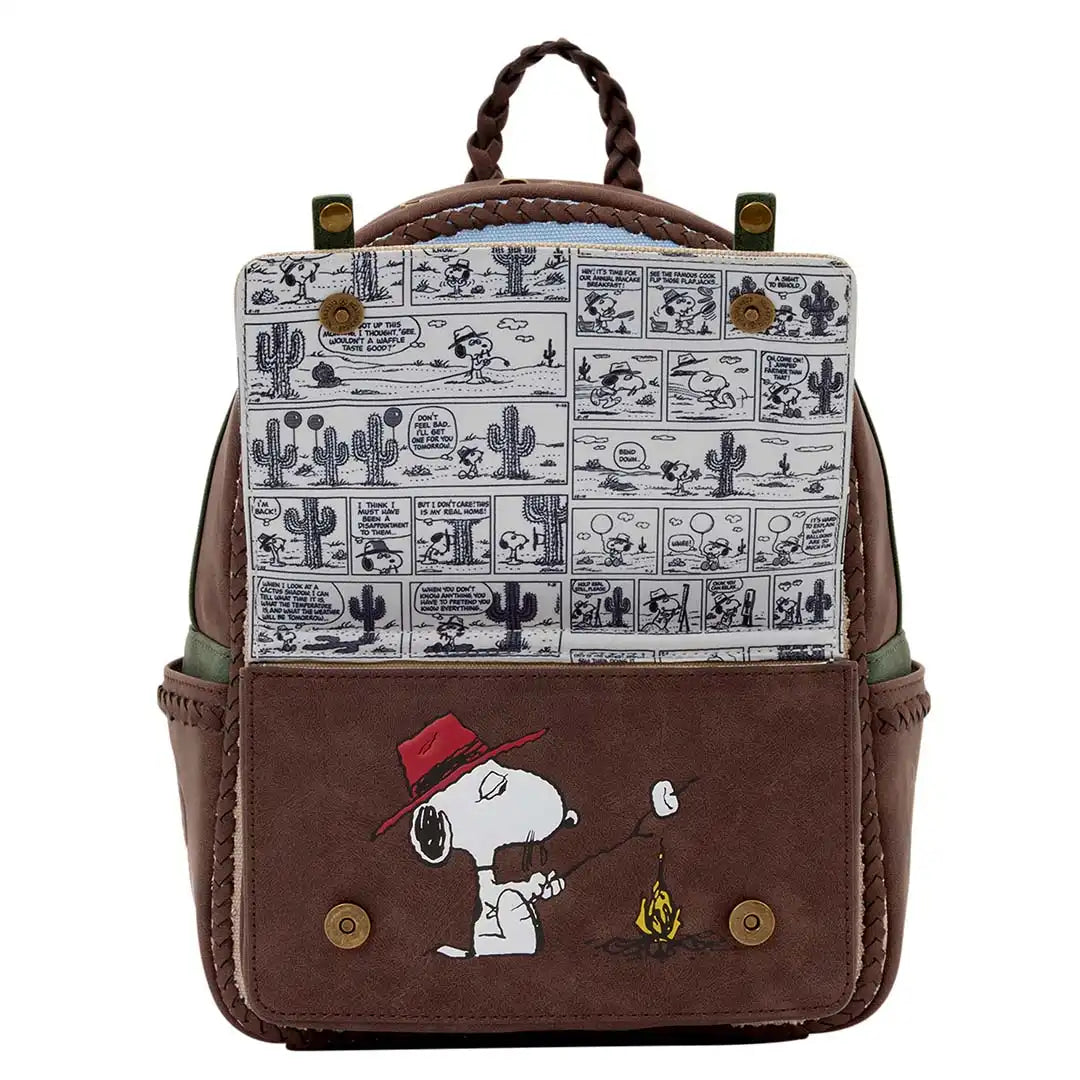 Loungefly Peanuts Spike Desert Mini Backpack
