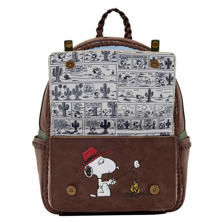 Loungefly Peanuts Spike Desert Mini Backpack