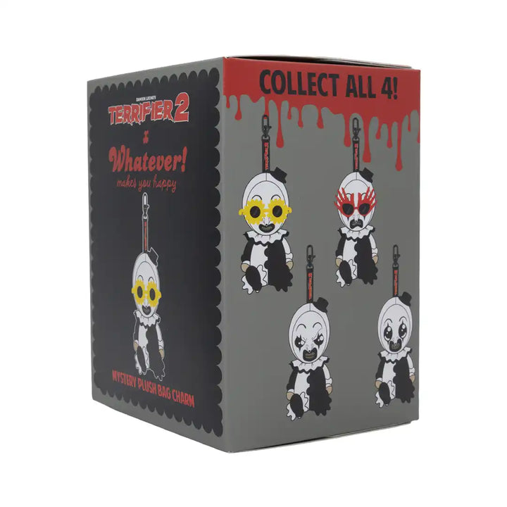 Whatever Makes You Happy Terrifier 2 Mystery Box Art the Clown Plush Bag Charms