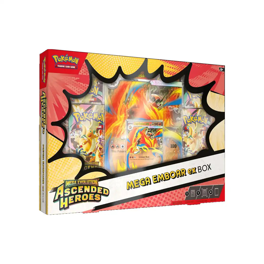 Pokémon TCG: Mega Evolution—Ascended Heroes Mega Meganium/Emboar/Feraligatr ex Box