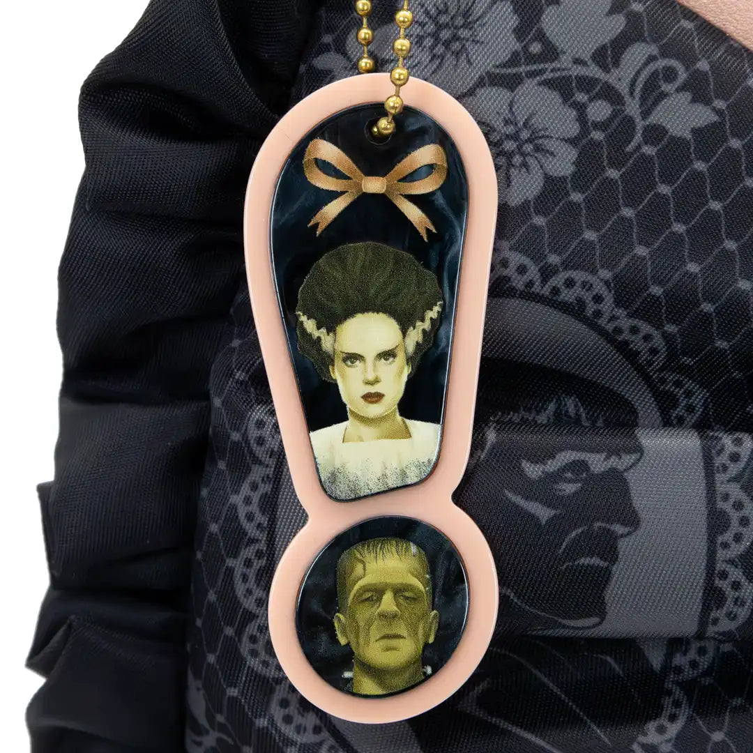 Whatever Makes You Happy Universal Monsters Coquette Frankie &amp; Bride Bow Baguette