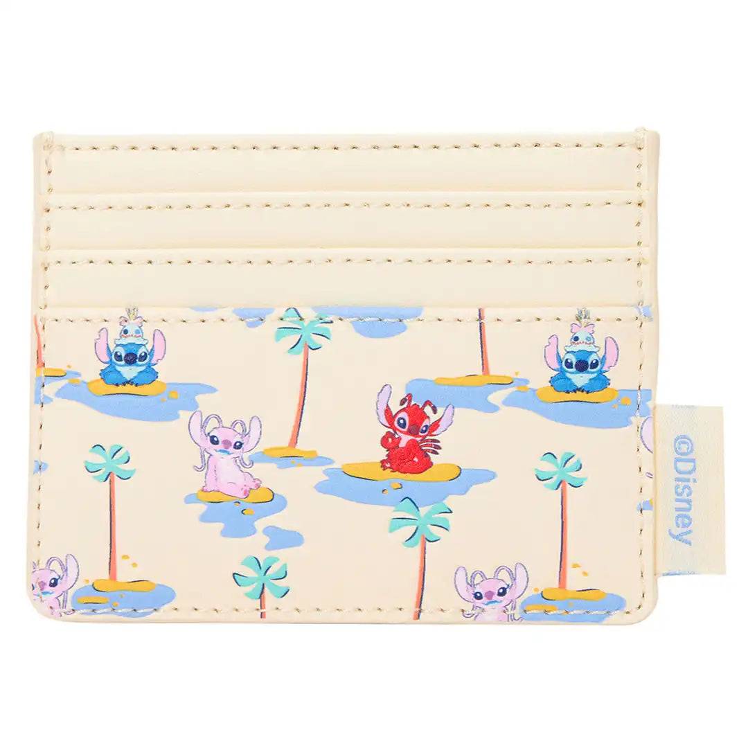 Loungefly Disney Lilo &amp; Stitch Stitch, Angel, &amp; Leroy Card Holder