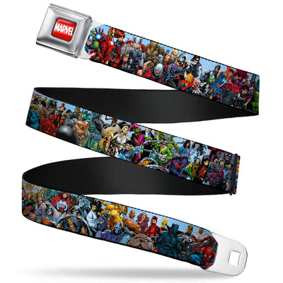 Marvel Universe Full Color - Marvel Universe Heroes & Villains Portrait Webbing Seatbelt Belt-FRONT