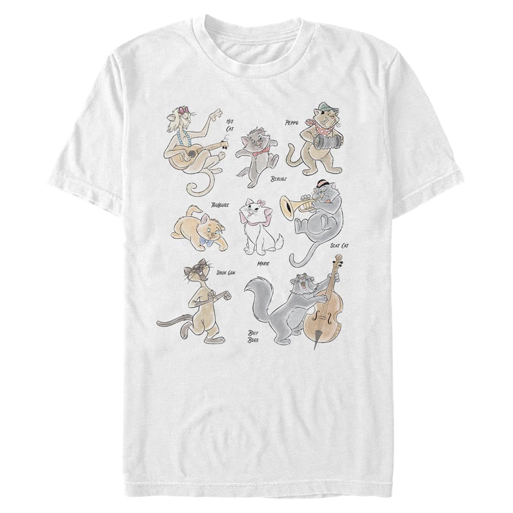 Mad Engine Disney The Aristocats Group Men's T-Shirt