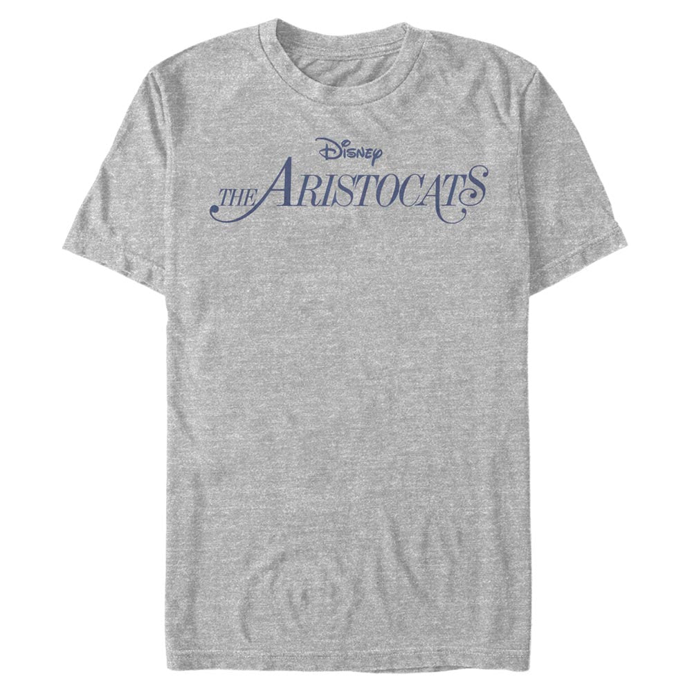Mad Engine Disney Pixar The Aristocats Plain Logo Men's T-Shirt