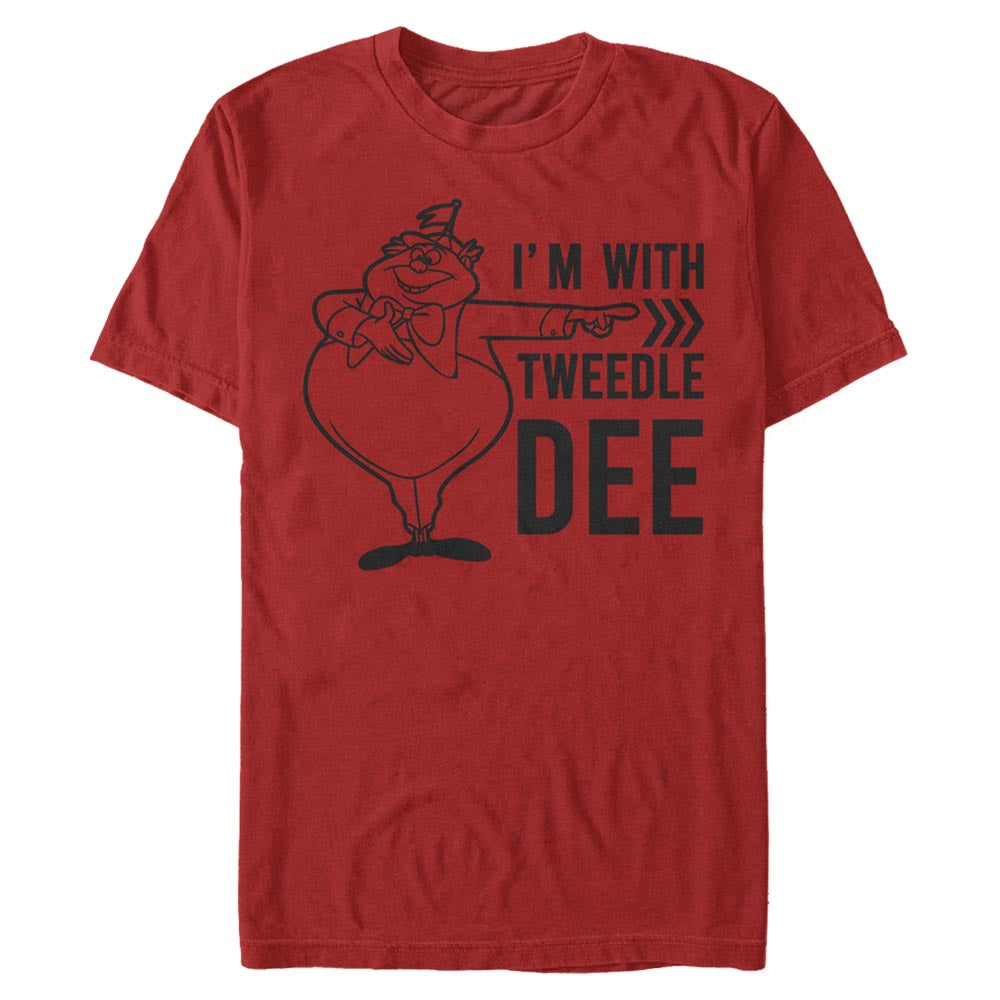 Mad Engine Disney Alice in Wonderland Tweedle Dee Dum Dee Men's T-Shirt
