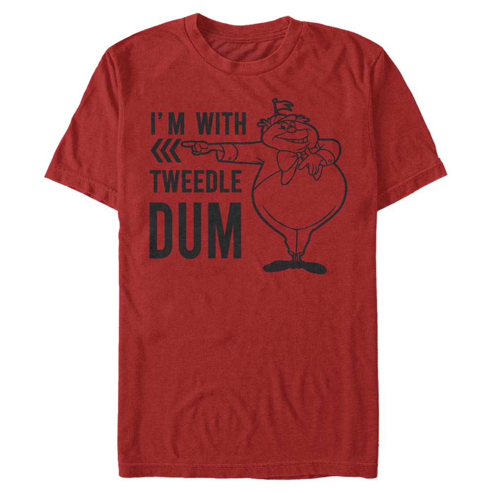 Mad Engine Disney Alice in Wonderland Tweedle Dum Dee Dum Men's T-Shirt