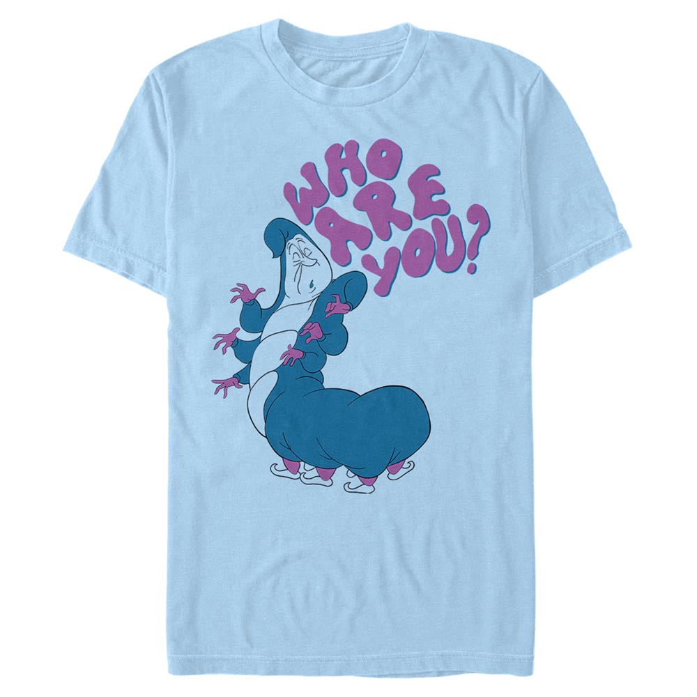 Mad Engine Disney Alice in Wonderland Who Are You Men's T-Shirt