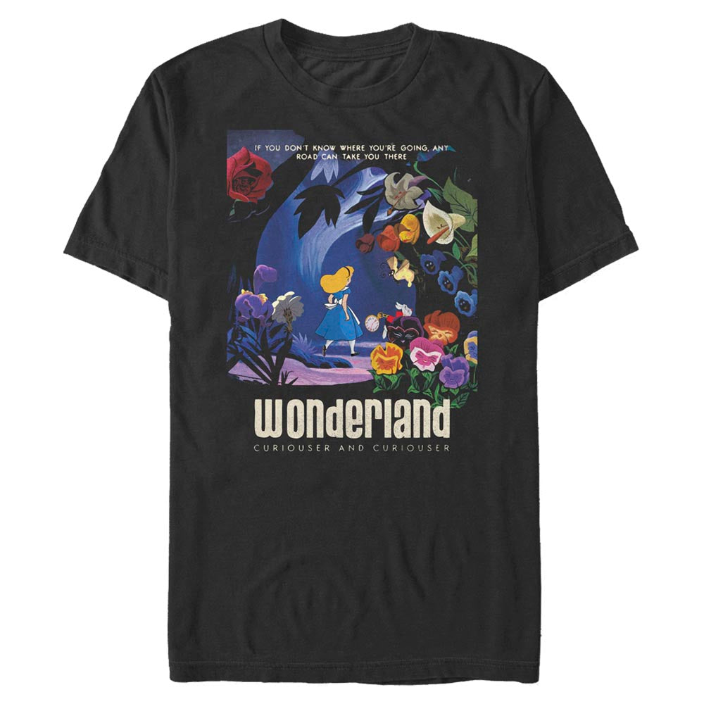 Mad Engine Disney Alice in Wonderland Curiouser Men's T-Shirt