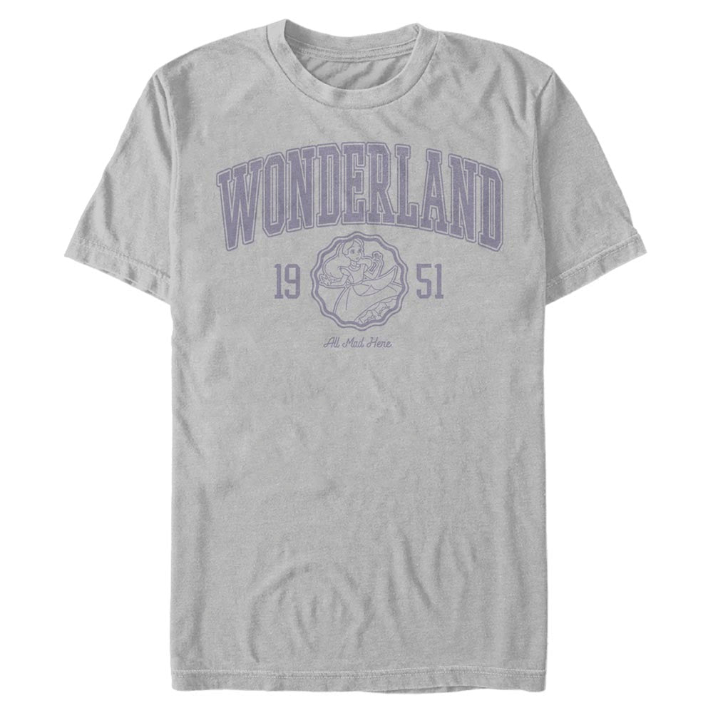 Mad Engine Disney Alice in Wonderland Wonderland College Men's T-Shirt