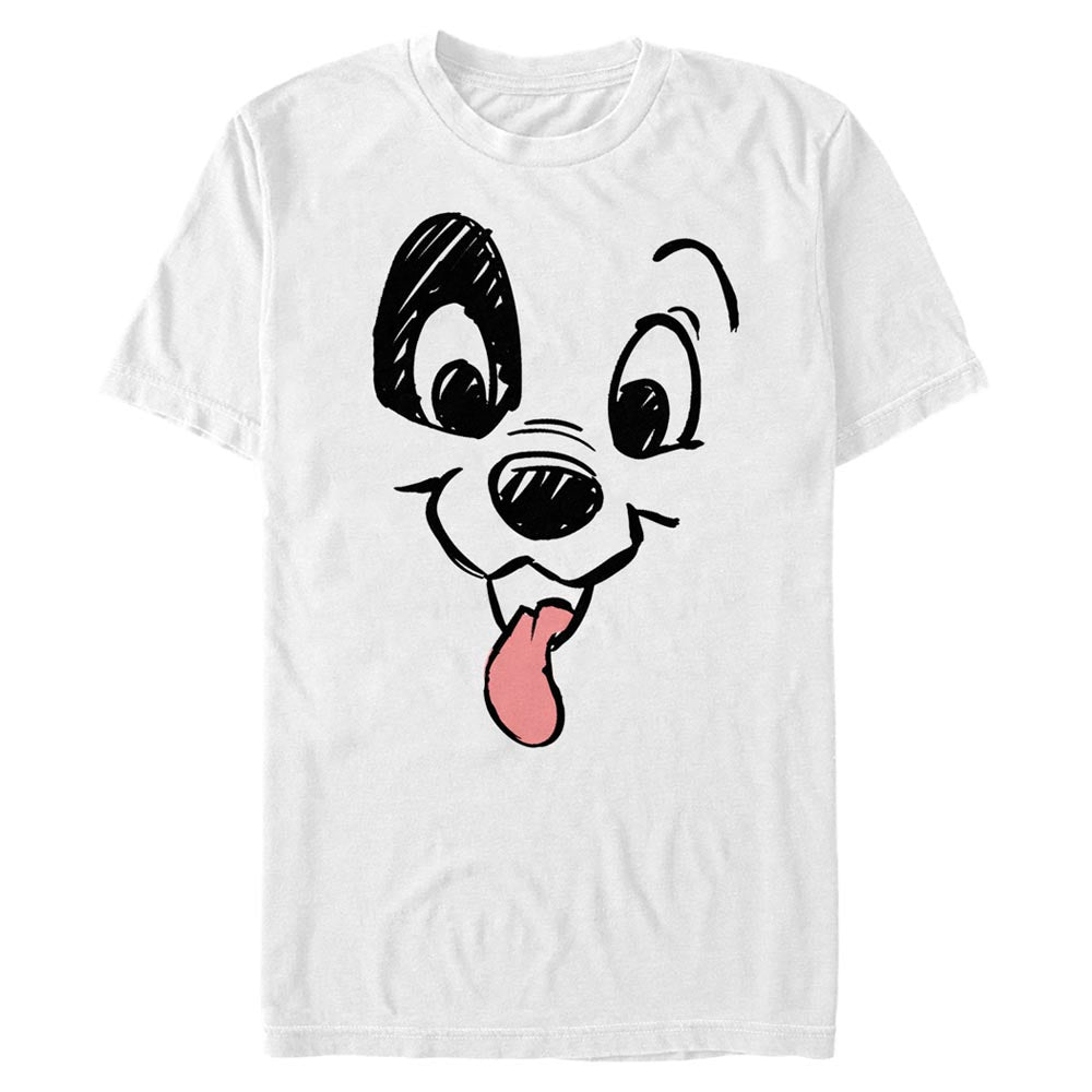 Mad Engine Disney 101 Dalmations Dalmatian Big Face Men's T-Shirt