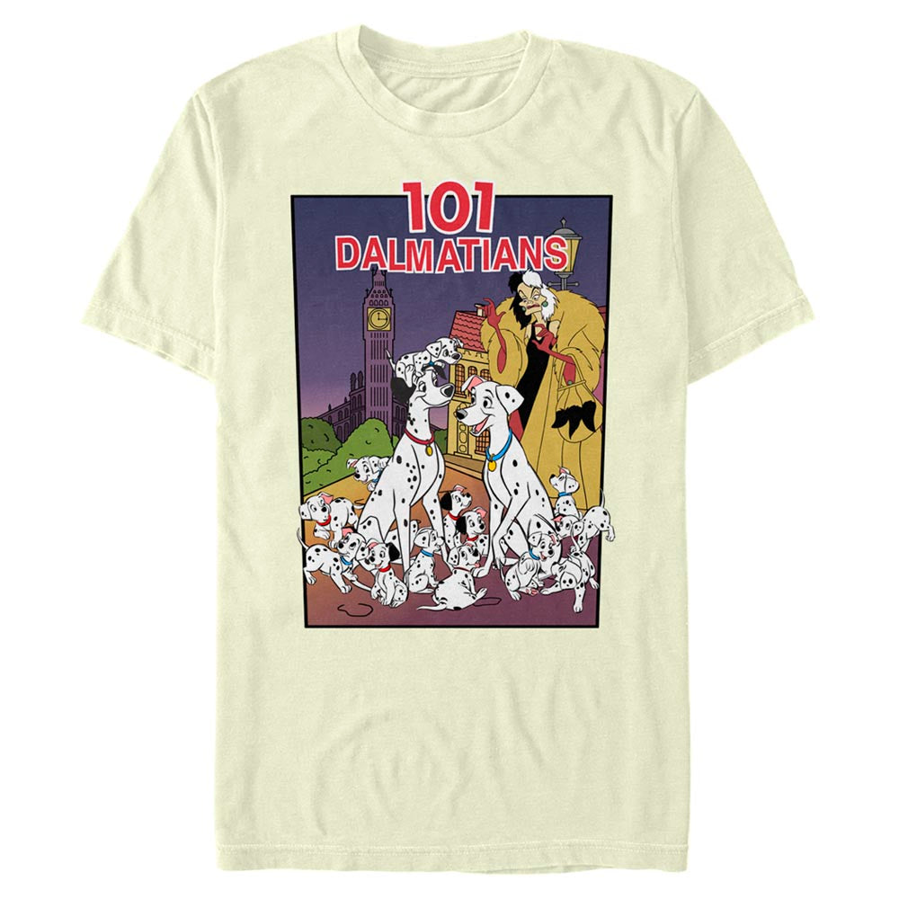 Mad Engine Disney 101 Dalmations VHS Cover Men's T-Shirt