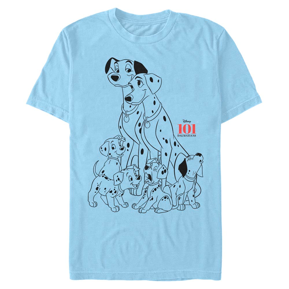 Mad Engine Disney 101 Dalmations Dog Pile Men's T-Shirt