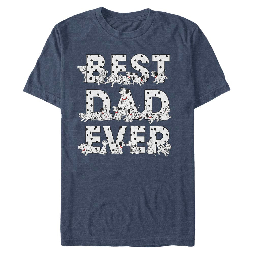 Mad Engine Disney Pixar 101 Dalmations Pongo Best Dad Ever Men's T-Shirt