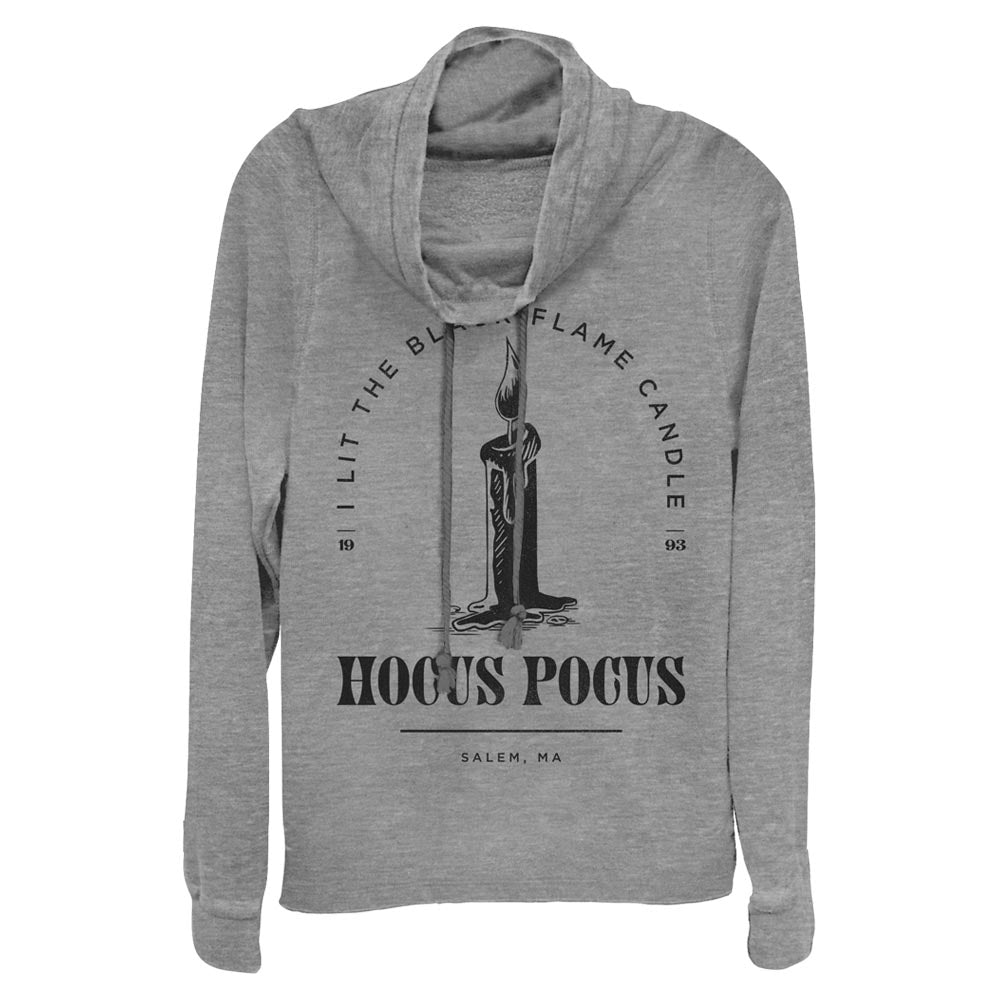 Mad Engine Disney Hocus Pocus Candle Stamp Women's Long Sleeve Cowl Neck