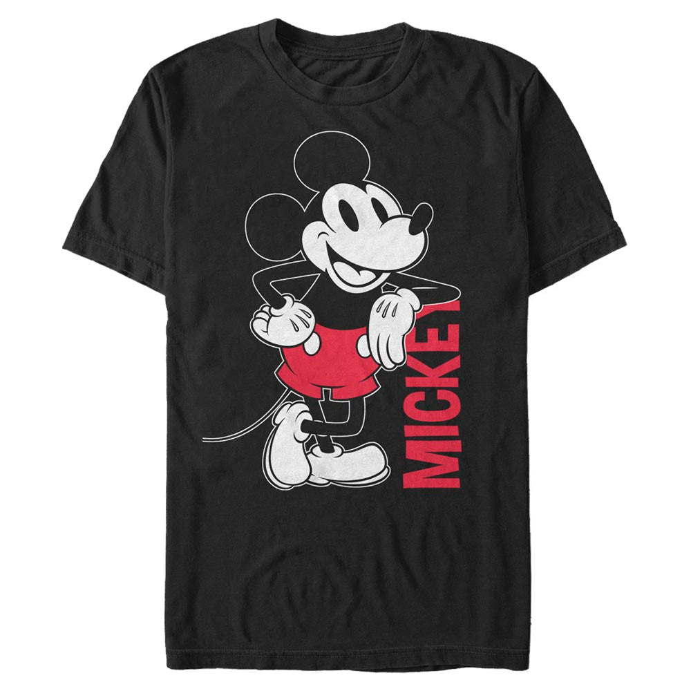 Mad Engine Disney Mickey Mouse & Friends Mickey Leaning Men's T-Shirt
