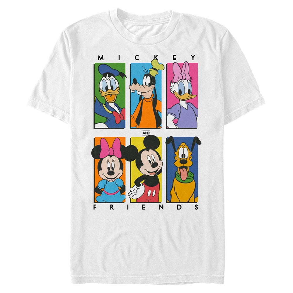 Mad Engine Disney Mickey Mouse & Friends Six Up Men's T-Shirt