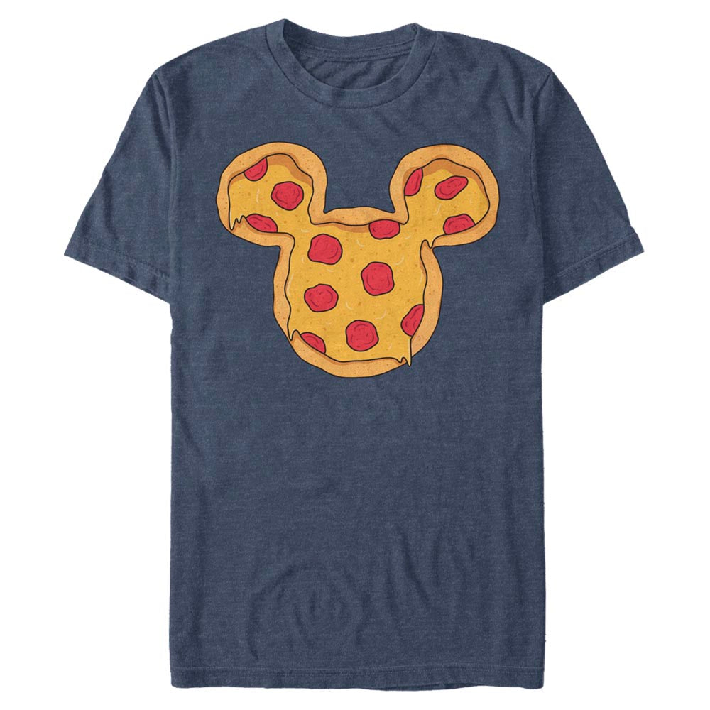 Mad Engine Disney Pixar Mickey Mouse & Friends Mickey Pizza Ears Men's T-Shirt
