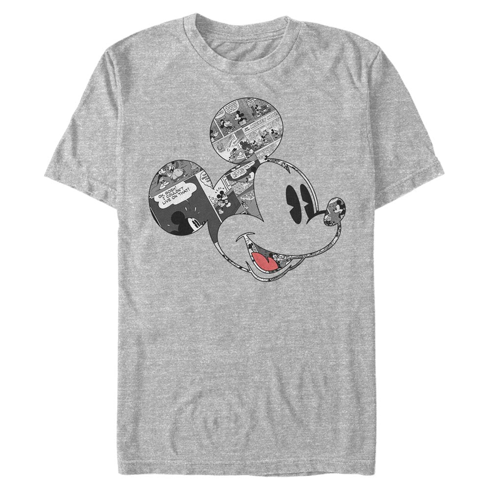 Mad Engine Disney Pixar Mickey Mouse & Friends Comic Mouse Men's T-Shirt