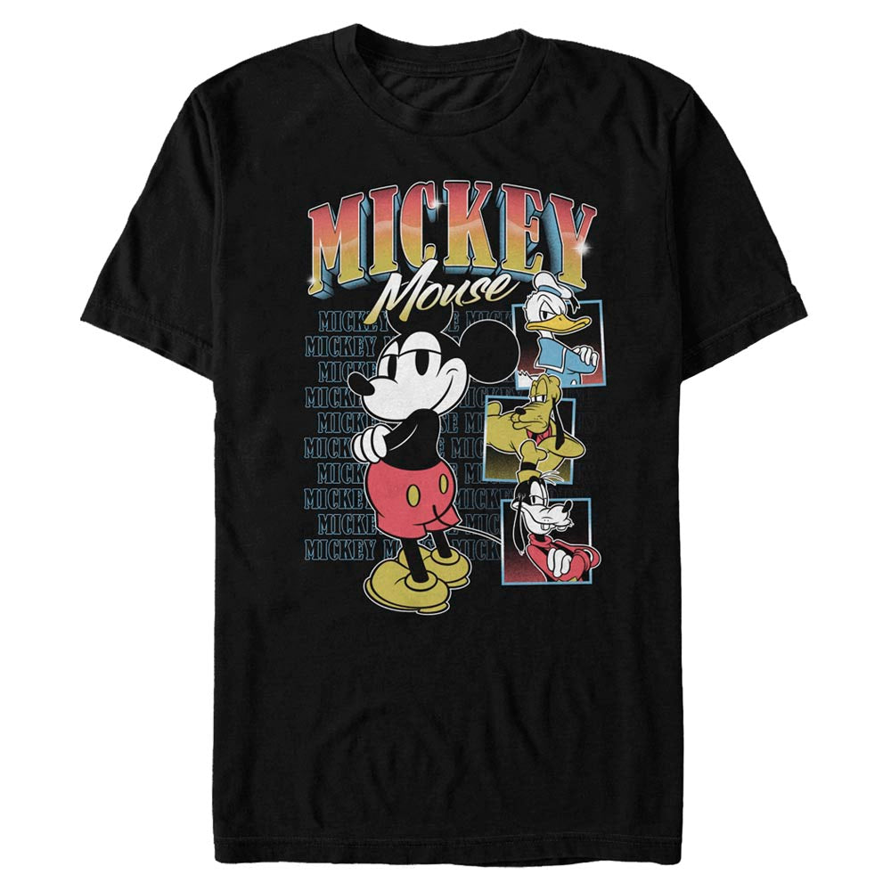 Mad Engine Disney Mickey Mouse & Friends Rewind Mick Crew Men's T-Shirt