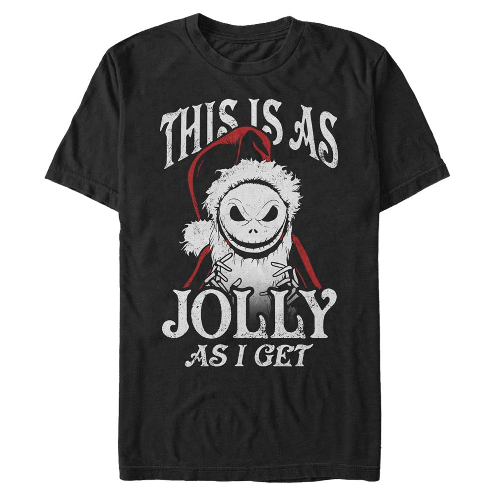 Mad Engine Disney Nightmare Before Christmas Jolly Santa Jack Men's T-Shirt