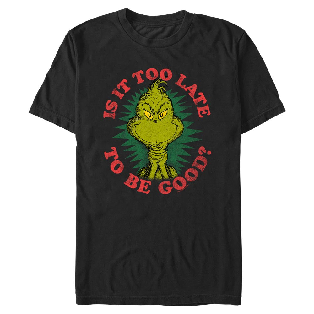 Mad Engine Dr. Seuss Too Late Men's T-Shirt