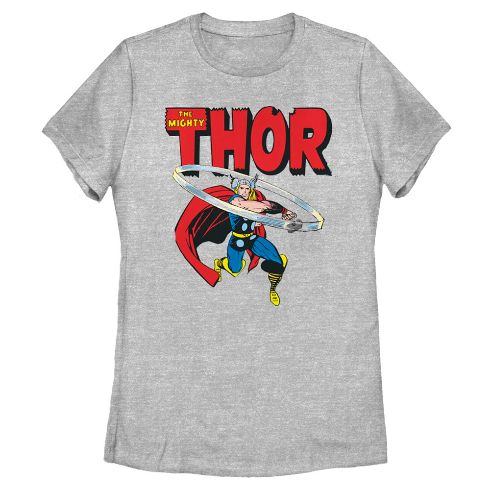 Mad Engine Marvel Thor Throw Women's T-Shirt