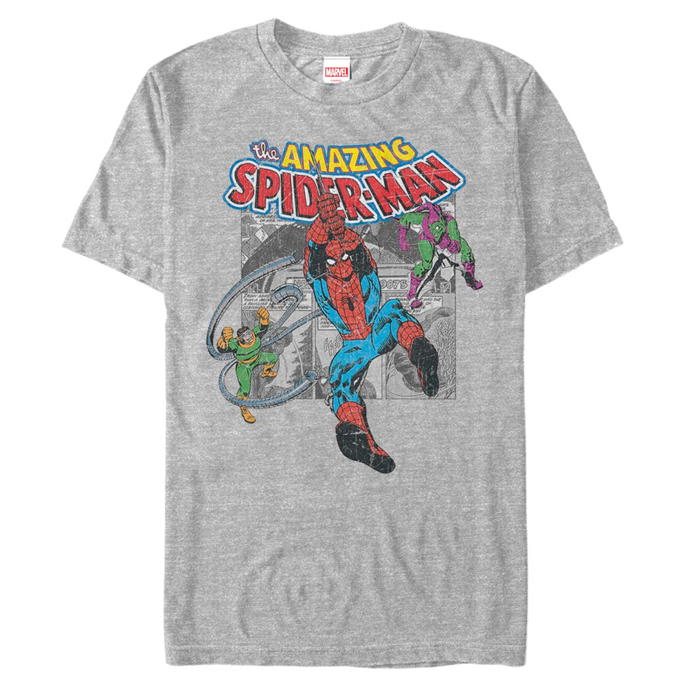 Mad Engine Marvel Spiderman Collage Men's T-Shirt