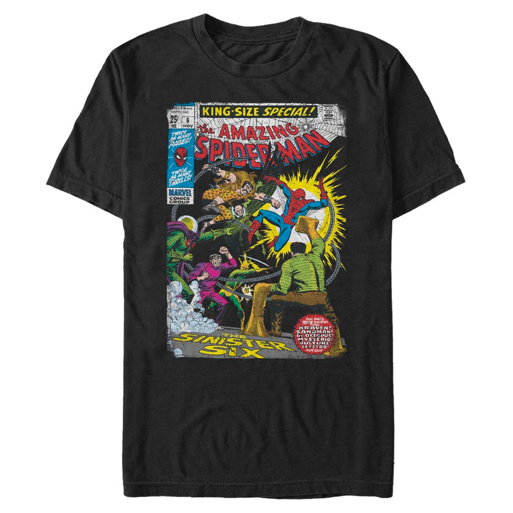 Mad Engine Marvel Sinister 6 Comic Men's T-Shirt