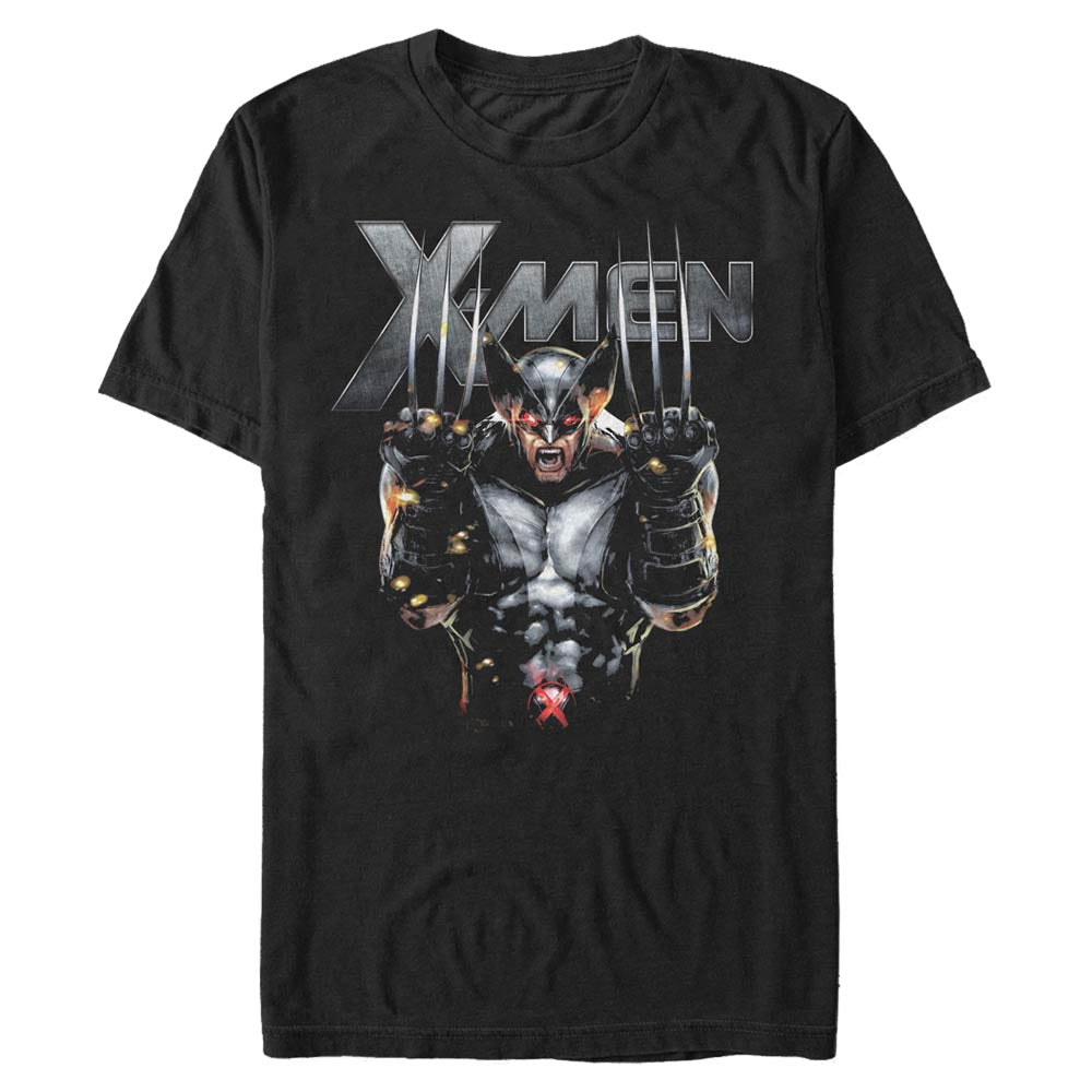 Mad Engine Marvel Metal Wolverine Men's T-Shirt