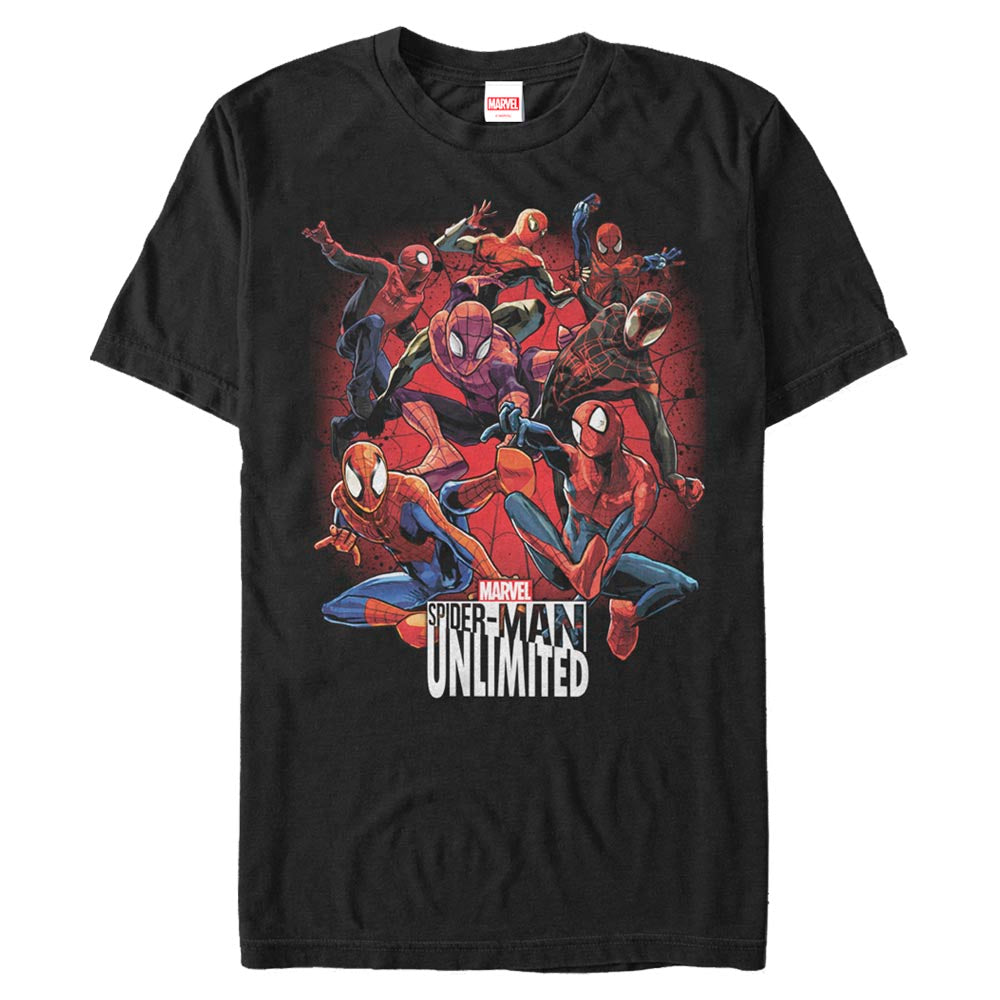 Mad Engine Marvel Spider-Men Pose Men's T-Shirt
