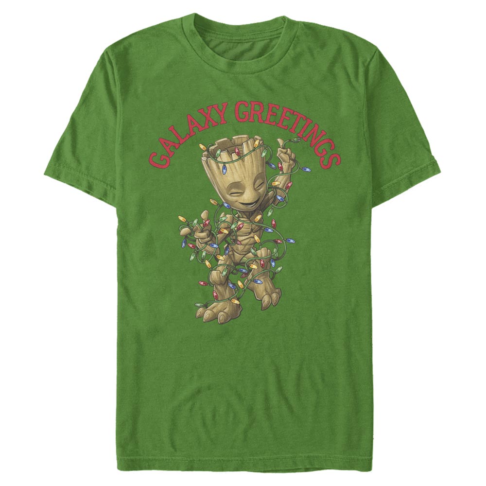 Mad Engine Marvel Xmas Baby Groot Men's T-Shirt