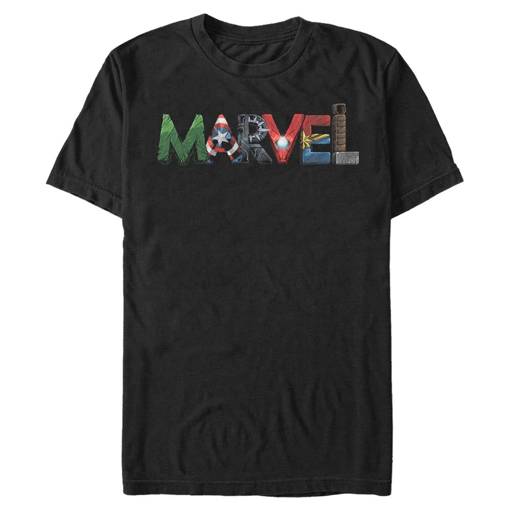 Mad Engine Marvel MARVEL Fan Letters Men's T-Shirt
