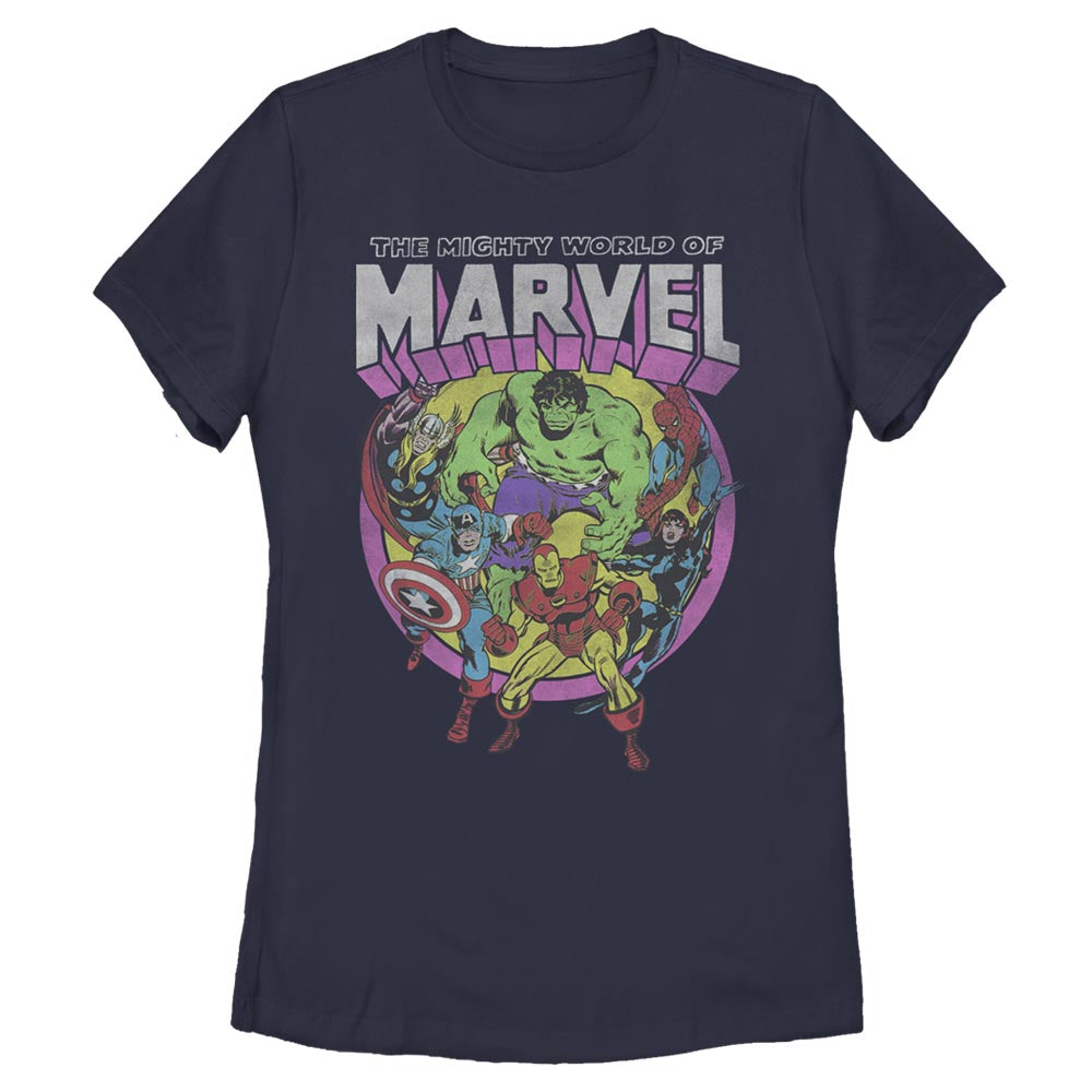 Mad Engine Marvel Neon Group Women's T-Shirt